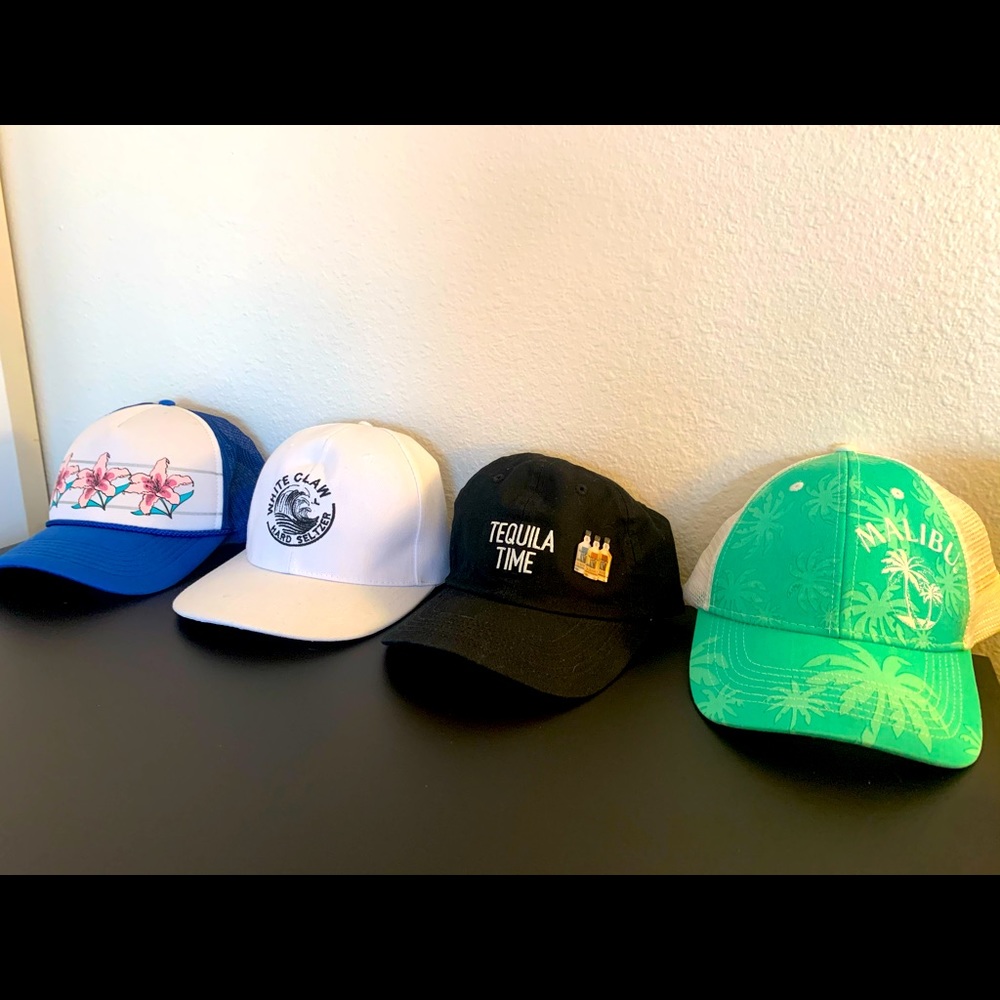 White Claw and Malibu and more Hats!🧢